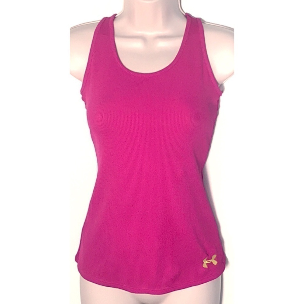 UA magenta fitted racerback …